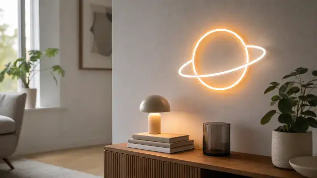 Neon og dekorative lamper