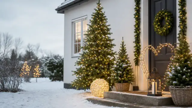 Julebelysning udendørs